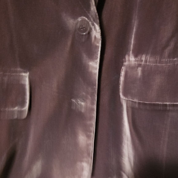 Elegant Velvet Women's Blazer - Picture 3 of 3